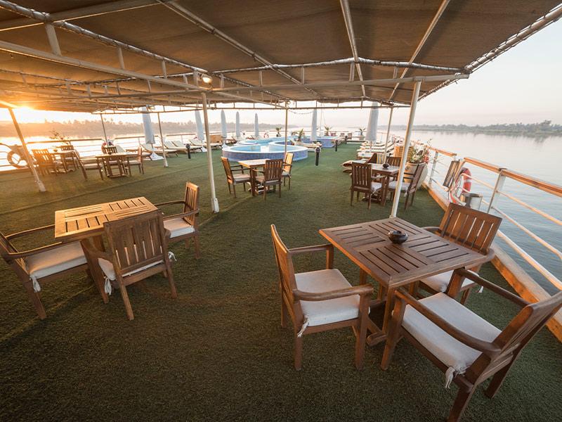 Sonesta Nile Goddess Cruise Ship Sun Deck