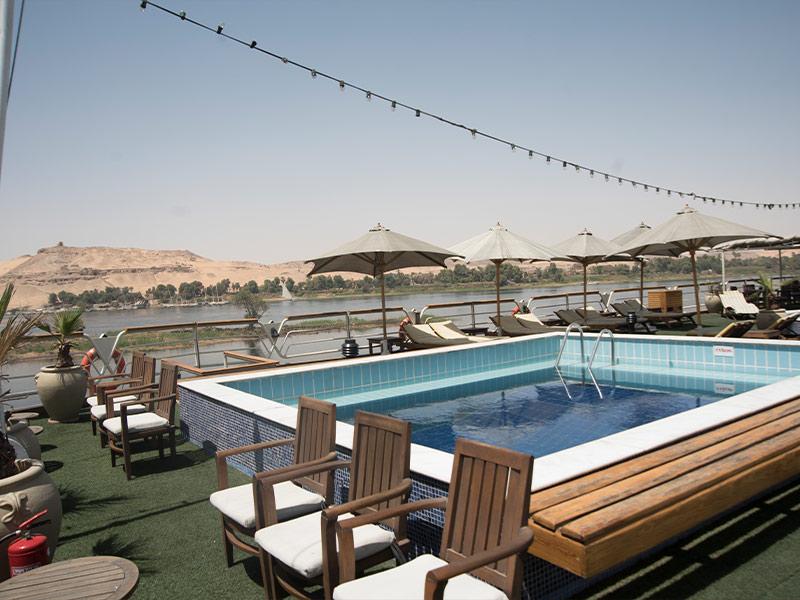 Sonesta Nile Goddess Cruise Ship Sun Deck